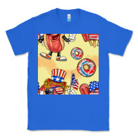True Royal patriotic hotdog ice cream donat Classic Tee - BundleAndBundleShop