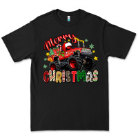 Black merry christmas truck Premium Tee - Zillion Design Studio