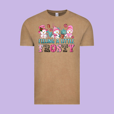 Feelin' A Little Frosty Vintage Tee Designed By Adodesignshop