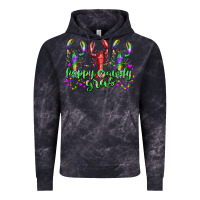 Cloud Black happy crawdy gras Vintage Hoodie - RacoonDesign