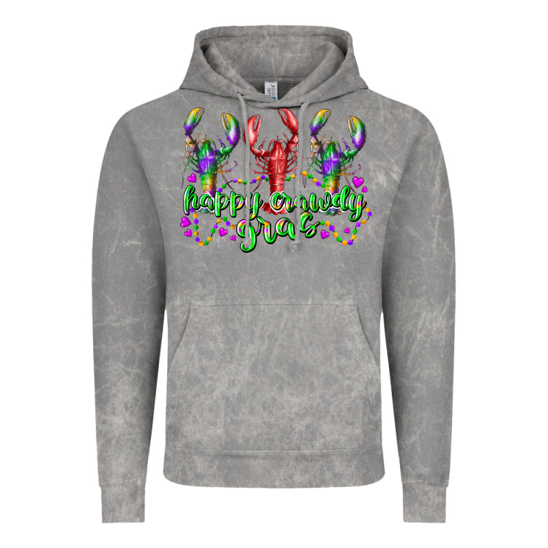 Happy Crawdy Gras Vintage Hoodie by RacoonDesign | Teevron