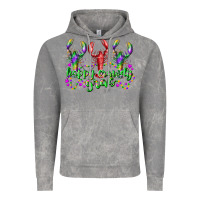 Cloud Rock happy crawdy gras Vintage Hoodie - RacoonDesign