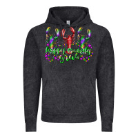 Vintage Black happy crawdy gras Vintage Hoodie - RacoonDesign