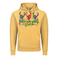 Vintage Mustard happy crawdy gras Vintage Hoodie - RacoonDesign