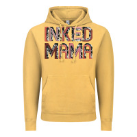 Vintage Mustard inked mama Vintage Hoodie - JahusDesignShop