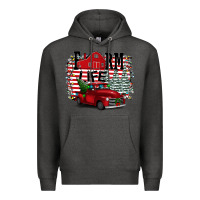 Charcoal Heather Farm Life Christmas Premium Hoodie - Bettercallsaul