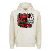 Oatmeal Heather Farm Life Christmas Premium Hoodie - Bettercallsaul
