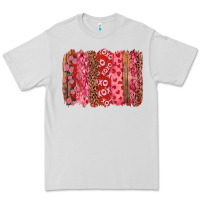 Dove Grey Valentine's Day Brushstrokes with Roses Premium Tee - RanaPortraitStore