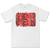 White Valentine's Day Brushstrokes with Roses Premium Tee - RanaPortraitStore