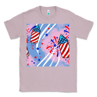 Lilac patriotic fireworks Classic Tee - BundleAndBundleShop