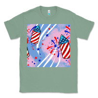 Sage patriotic fireworks Classic Tee - BundleAndBundleShop