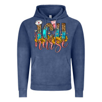 Vintage Denim icu nurse Vintage Hoodie - FaDigitalArtStudio