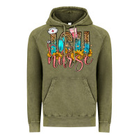 Vintage Olive icu nurse Vintage Hoodie - FaDigitalArtStudio