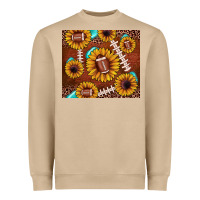 Mushroom football leopard sunflower Heavyweight Sweatshirt - JahusDesignShop