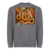 Football Leopard Sunflower Heavyweight Sweatshirt | Teevron