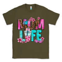 Army Green mom life Classic Tee - AdoDesignShop