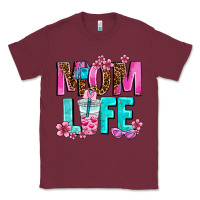 Burgundy mom life Classic Tee - AdoDesignShop