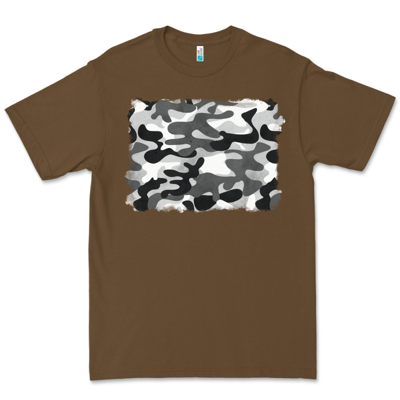 Black And White Camouflage Premium Tee by BarkalooDesign | Teevron