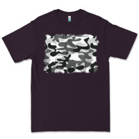 Plum black and white camouflage Premium Tee - BarkalooDesign