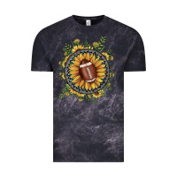 Cloud Black football gemstone sunflower Vintage Tee - JahusDesignShop