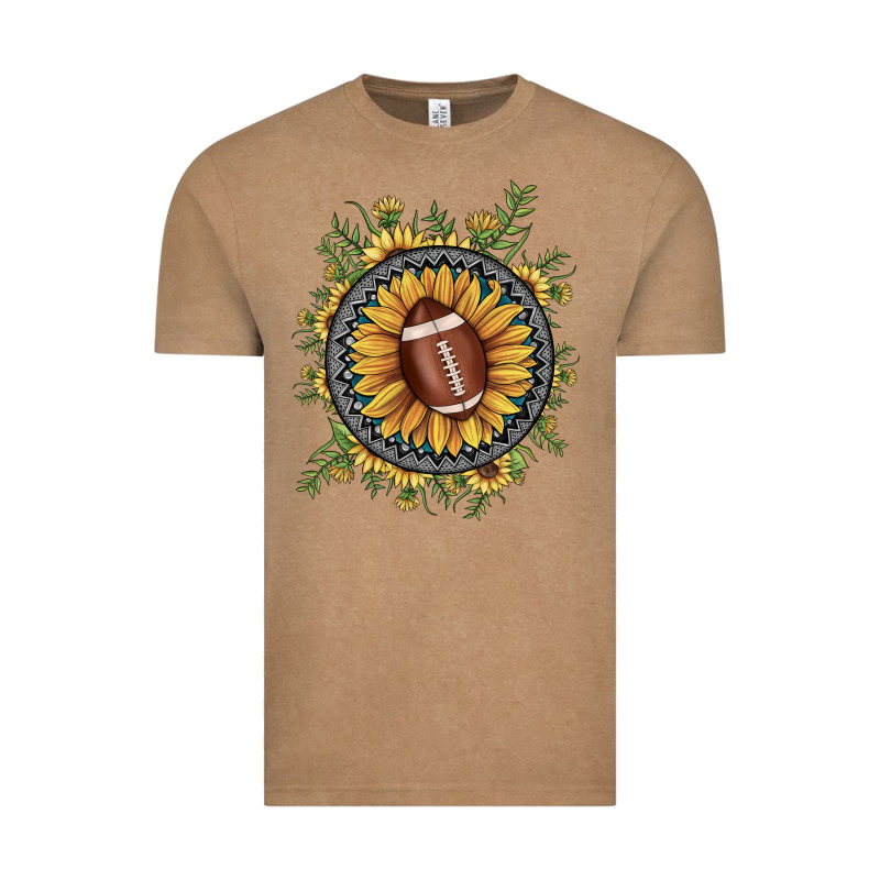 Football Gemstone Sunflower Vintage Tee by JahusDesignShop | Teevron