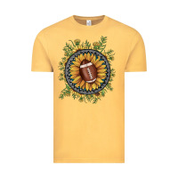 Vintage Mustard football gemstone sunflower Vintage Tee - JahusDesignShop