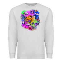 Dove Grey halloween candy patches 1 Premium Sweatshirt - BundleAndBundleShop