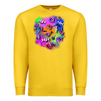 Lemon halloween candy patches 1 Premium Sweatshirt - BundleAndBundleShop