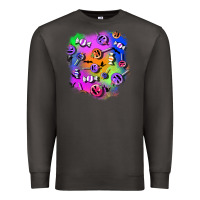 Smoke halloween candy patches 1 Premium Sweatshirt - BundleAndBundleShop