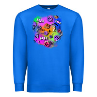 True Royal halloween candy patches 1 Premium Sweatshirt - BundleAndBundleShop