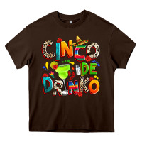 Chocolate Brown Cinco de drinko Heavy Core Tee - RanaPortraitStore