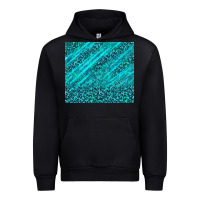 Black blue glitter with leopard pattern Urban Hoodie - TumblerDesignByShophia