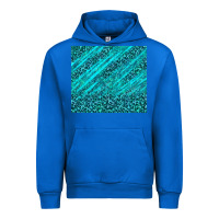 Cobalt blue glitter with leopard pattern Urban Hoodie - TumblerDesignByShophia
