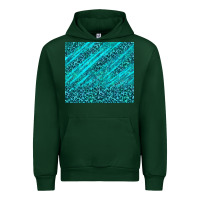 Forest Green blue glitter with leopard pattern Urban Hoodie - TumblerDesignByShophia