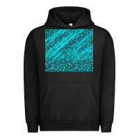Pigment Black blue glitter with leopard pattern Urban Hoodie - TumblerDesignByShophia