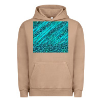Pigment Burro blue glitter with leopard pattern Urban Hoodie - TumblerDesignByShophia