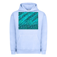 Pigment Grape Ice blue glitter with leopard pattern Urban Hoodie - TumblerDesignByShophia