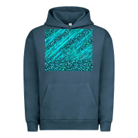 Pigment Midnight Navy blue glitter with leopard pattern Urban Hoodie - TumblerDesignByShophia