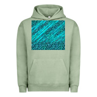 Pigment Oil Green blue glitter with leopard pattern Urban Hoodie - TumblerDesignByShophia
