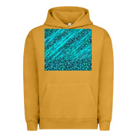 Pigment Peanut Butter blue glitter with leopard pattern Urban Hoodie - TumblerDesignByShophia