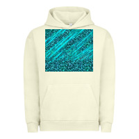 Pigment Pistachio blue glitter with leopard pattern Urban Hoodie - TumblerDesignByShophia