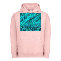 Pigment Salmon blue glitter with leopard pattern Urban Hoodie - TumblerDesignByShophia