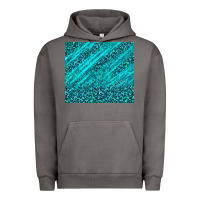 Pigment Tornado blue glitter with leopard pattern Urban Hoodie - TumblerDesignByShophia