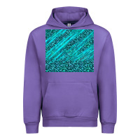 Tulip blue glitter with leopard pattern Urban Hoodie - TumblerDesignByShophia