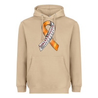 Mushroom Kidney Cancer Ribbon Baseball Heavyweight Hoodie - BundleAndBundleShop