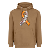 Toasted Coconut Kidney Cancer Ribbon Baseball Heavyweight Hoodie - BundleAndBundleShop