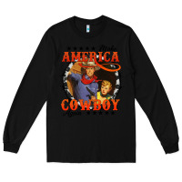 Black make america cowboy again Long Sleeve Tee - AdoDesignShop