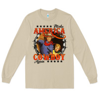 Mushroom make america cowboy again Long Sleeve Tee - AdoDesignShop