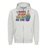 Dove Grey hate looks tacky on you pride Zipper Hoodie - MaliasSmallBusiness