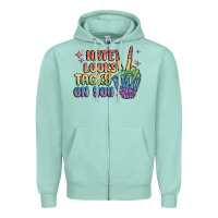 Seafoam hate looks tacky on you pride Zipper Hoodie - MaliasSmallBusiness